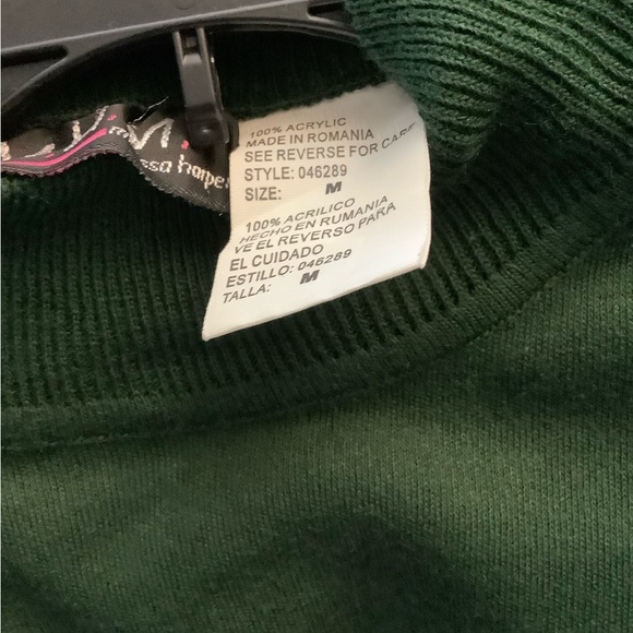 Vintage Melissa Harper Dark Green
Mock Turtleneck Long Sleeve Dresss
Size M - Picture 1 of 7